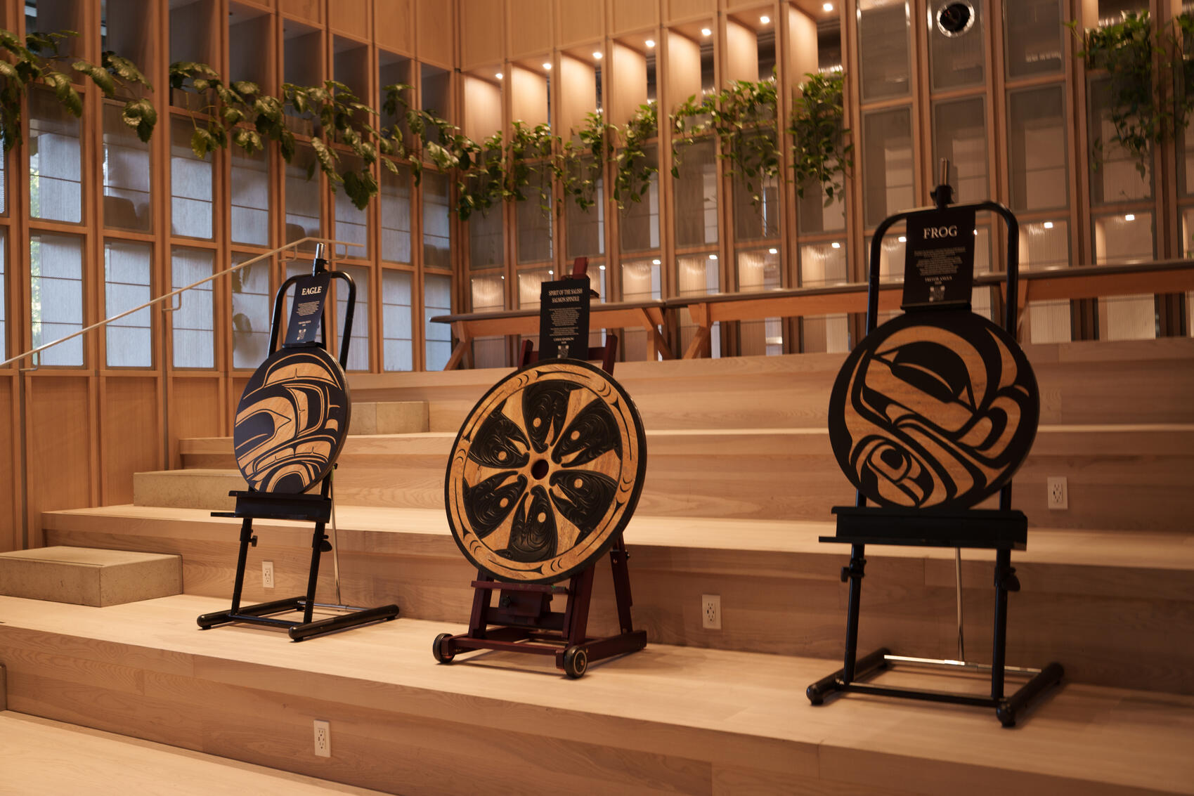 Echoes in Stone: Black & Gold Vancouver, BC · 2026 · Collaborative Stone Art Collection Created with First Nations artists John Velten, Chris Sparrow, Trevor Angus, and Kolten Grant.